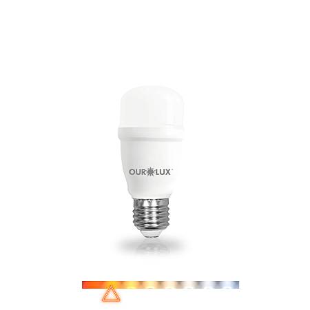 Lâmpada Compacta SuperLED Mini 12W 3000K 1018lm E27 Bivolt – Ourolux