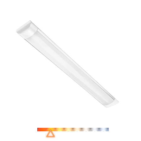 Luminária SuperLED Slim Sobrepor 36W 3000K 100cm Bivolt – Ourolux