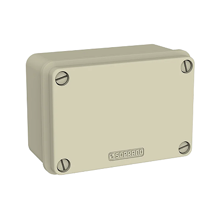 Caixa de Montagem Plástica Sobrepor IP67 125x85x54mm CMS-125 – Soprano