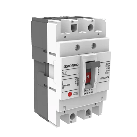 Disjuntor Caixa Moldada 3x400A DL400-X – Soprano