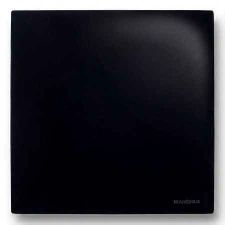 Placa Cega 4x4 com Suporte Preto Ebony – Linha Sleek – MarGirius
