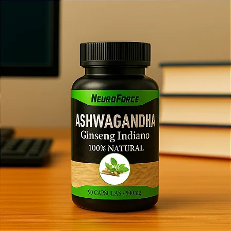 Ashwagandha Ginseng Indiano 90 Cápsulas 500mg