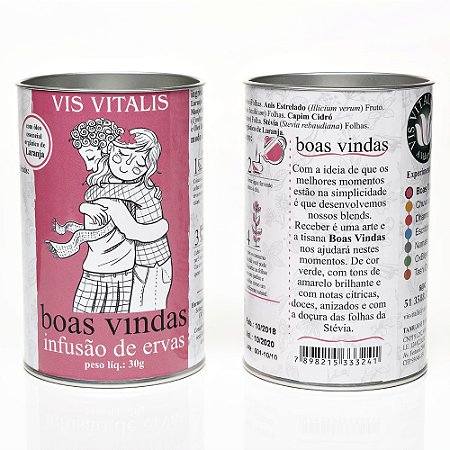 Boas Vindas lata 30g