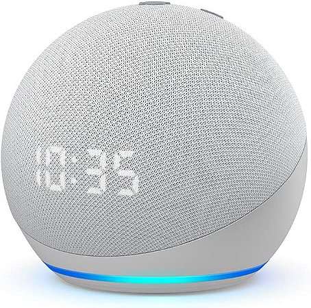 Echo Dot with Clock 4ª Geração Alexa - Com Display e Alarme Integrado -  NAV51