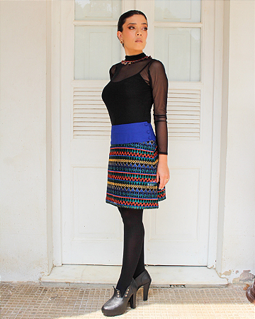 Saia Curta Bordado Profusão