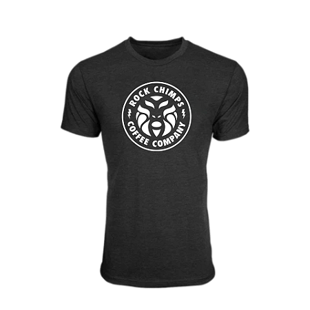 Camiseta Rock Chimps Coffee Company | Cor: PRETO tam: GG