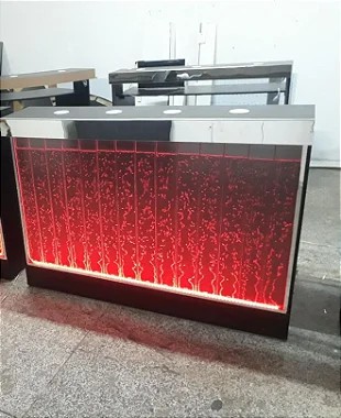 Balcão Bolha Palitado reto de 1,50M