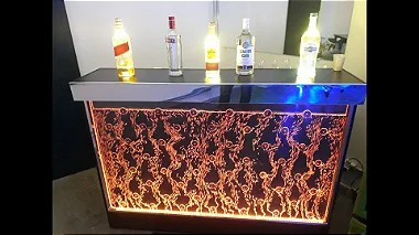 Balcão Bolha reto de 1,50M