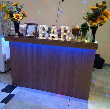 Balcão 1,50M Rústico Liso