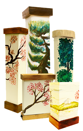Luminária de mesa - coleção washi no hikari