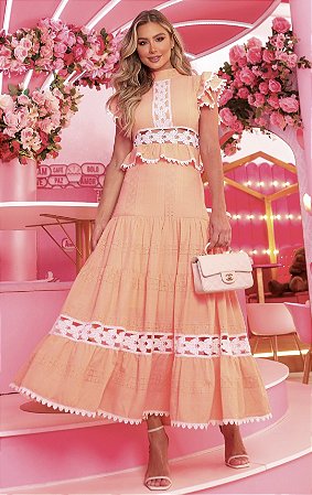 Vestido Pêssego
