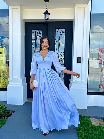 Vestido Azul Tiffany