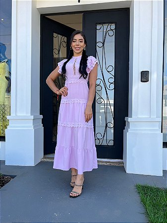 Vestido Lilás