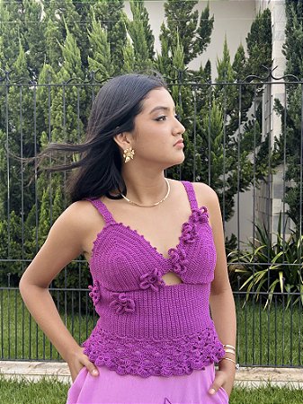 Top Roxo Flower
