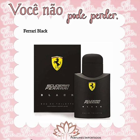 Perfume Ferrari black Eua Toilette 125ml