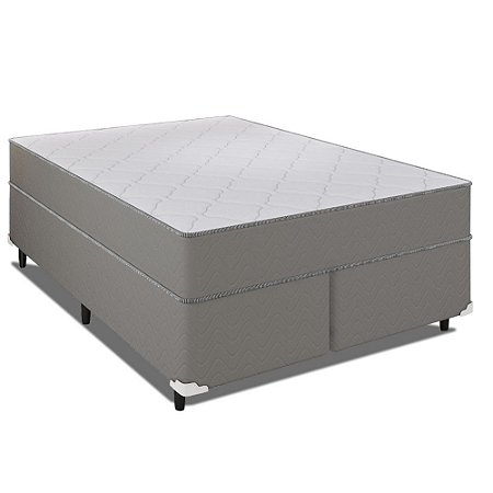 Cama Box Queen + Colchão Molas Ensacadas Pergola Europillow 158x198x63cm