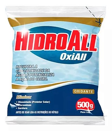 OXIALL Hiidroall 500 Gr - Oxidante Para Águas de Piscinas