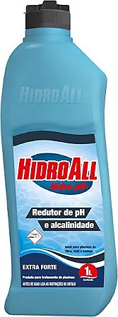 Redutor de PH da Água de Piscinas - Hidro PH- Hidroall