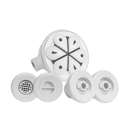 Kit Dreno para Piscina de Vinil com Grelha Branca Stylus