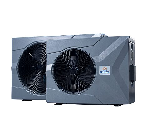 Trocador de Calor Brustec BR-50 Plastic Full Inverter Aquecimento de Piscina de 50.000L