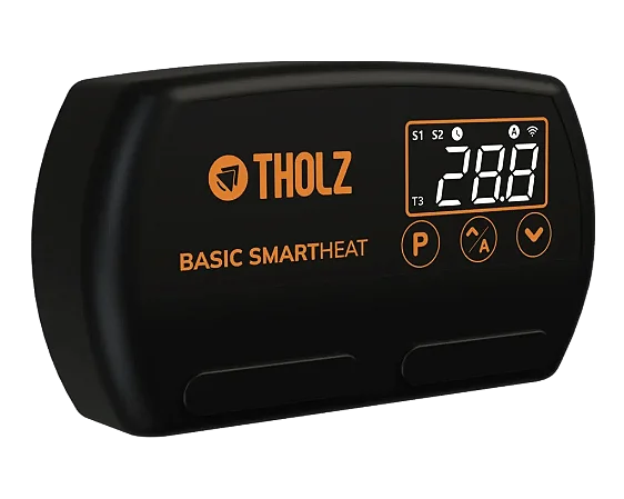 Controlador de Temperatura Wi-Fi Tholz Basic SmartHeat TSC1534N - 3 Sensores