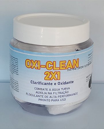 Oxi-Clean 2x1 Clarificante e Oxidante ALVFLEX - Pote com 5 saches