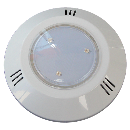Refletor Hiper LED 6W Azul Frente New Brustec para Piscina - 3 Leds 156 mm