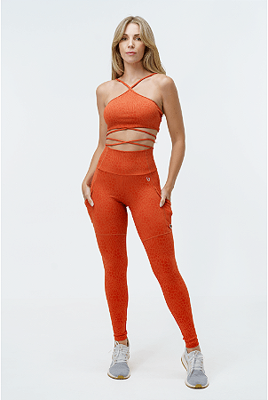 Legging Átomos Cobre Canela