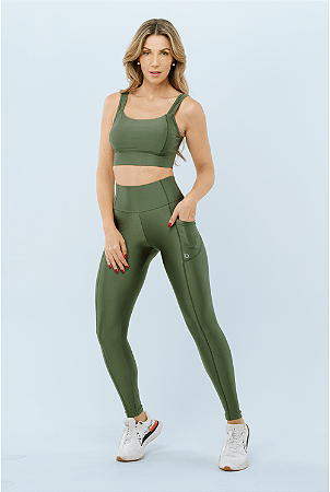 Legging Violeta Verde Agave