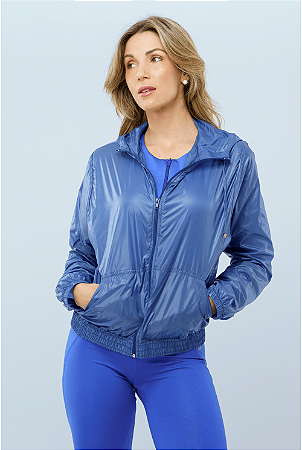 Jaqueta Corta Vento Anis Azul