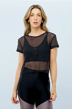Blusa Cropped Spot Trevos Lilás