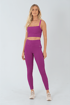 TOP CROPPED VOLLUTO ROSA FUCSIA