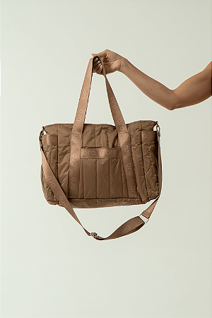 BOLSA NYLON GRANDE ALCA LONGA OURO VELHO