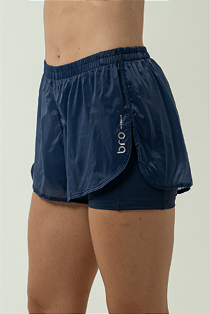 SHORT BOXER CRISTALE AZUL MARINHO