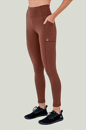 CALÇA LEGGING MONTANA MARROM CHARUTO