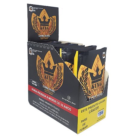 Tabaco King Extra Suave 27g + Seda - Display 6 un