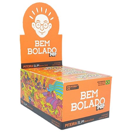 Piteira Bem Bolado Slim - Display 24 un