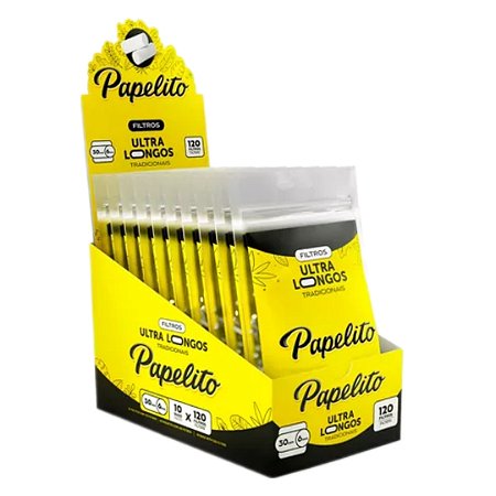 Filtro Papelito Ultra Longo 6 x 30mm - Display 10 un