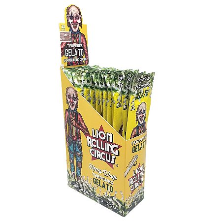 Blunt Lion Rolling Circus Terpeno Gelato - Display 25 un