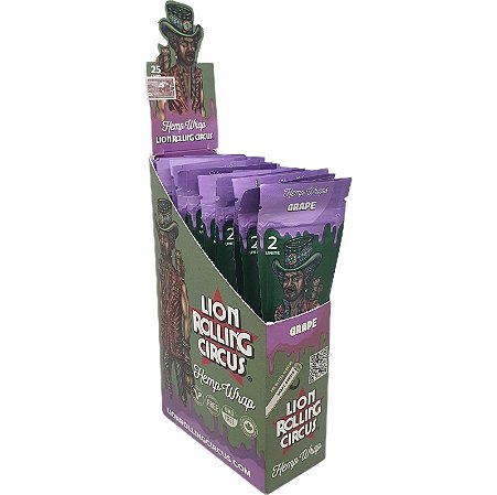 Blunt Lion Rolling Circus Grape - Display 25 un