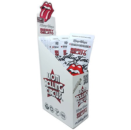 Blunt Lion Rolling Circus x The Rolling Stones Berry Gelato - Display 25 un