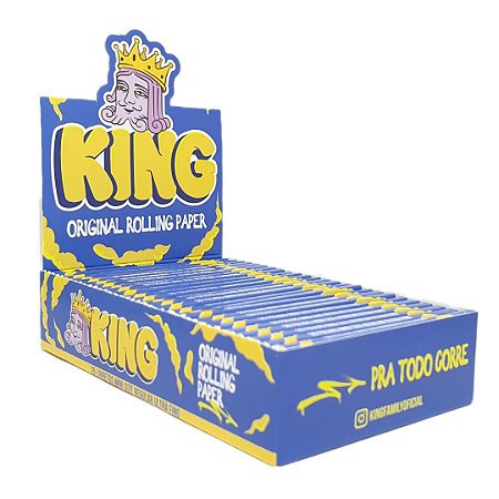 Seda King Paper Tradicional Mini Size - Display 25 un