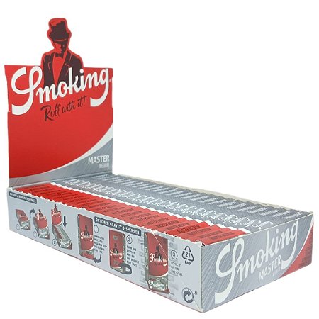 Seda Smoking Prata Master Mini Size - Display 25 un