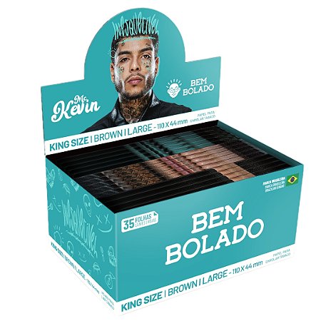 Seda Bem Bolado x Mc Kevin Brown Large King Size - Display 30 un