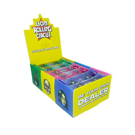 Máquina Lion Rolling Circus Acrílico 1 1/4 - Display 12 un