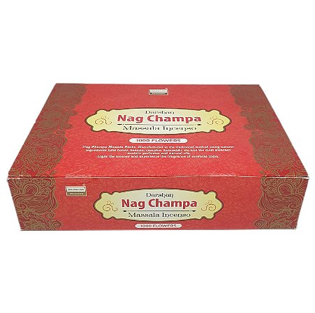 Incenso Nag Champa Darshan Massala (1000 Flowers) - Display 25 un