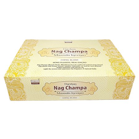 Incenso Nag Champa Darshan Massala (Copal Blanc) - Display 25 un