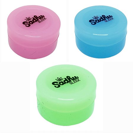 Kit Container Silicone Sadhu Neon 5ml - 3 Unidades