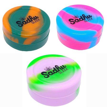 KIt Container Silicone Sadhu Colorido 11ml - 3 Unidades