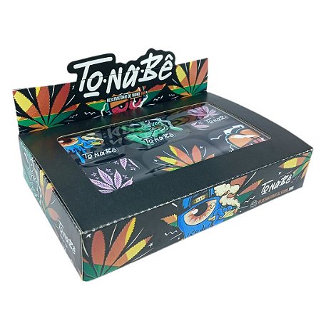 Container de Vidro Tonabê 9ml C/ Divisória - Display 6 un